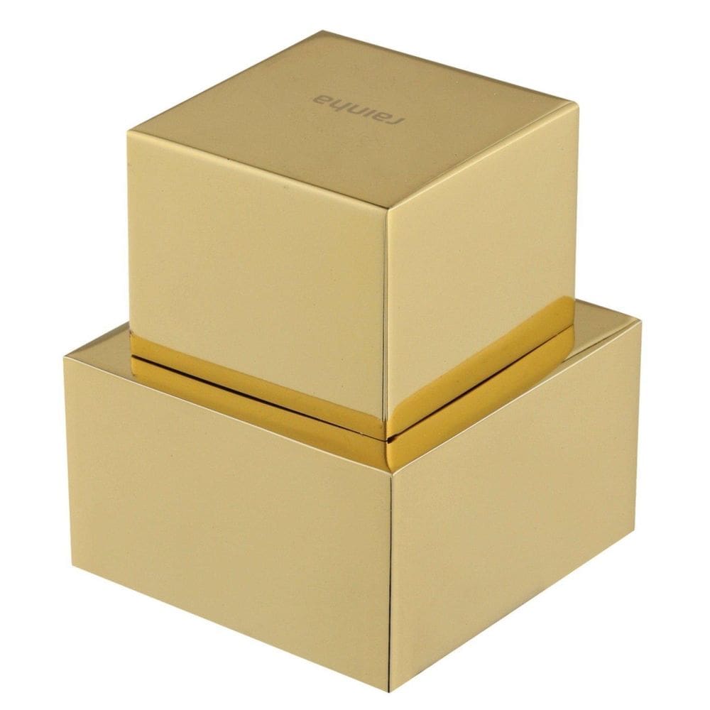 Acabamento Registro Docol Luxo Square Rainha Dourado