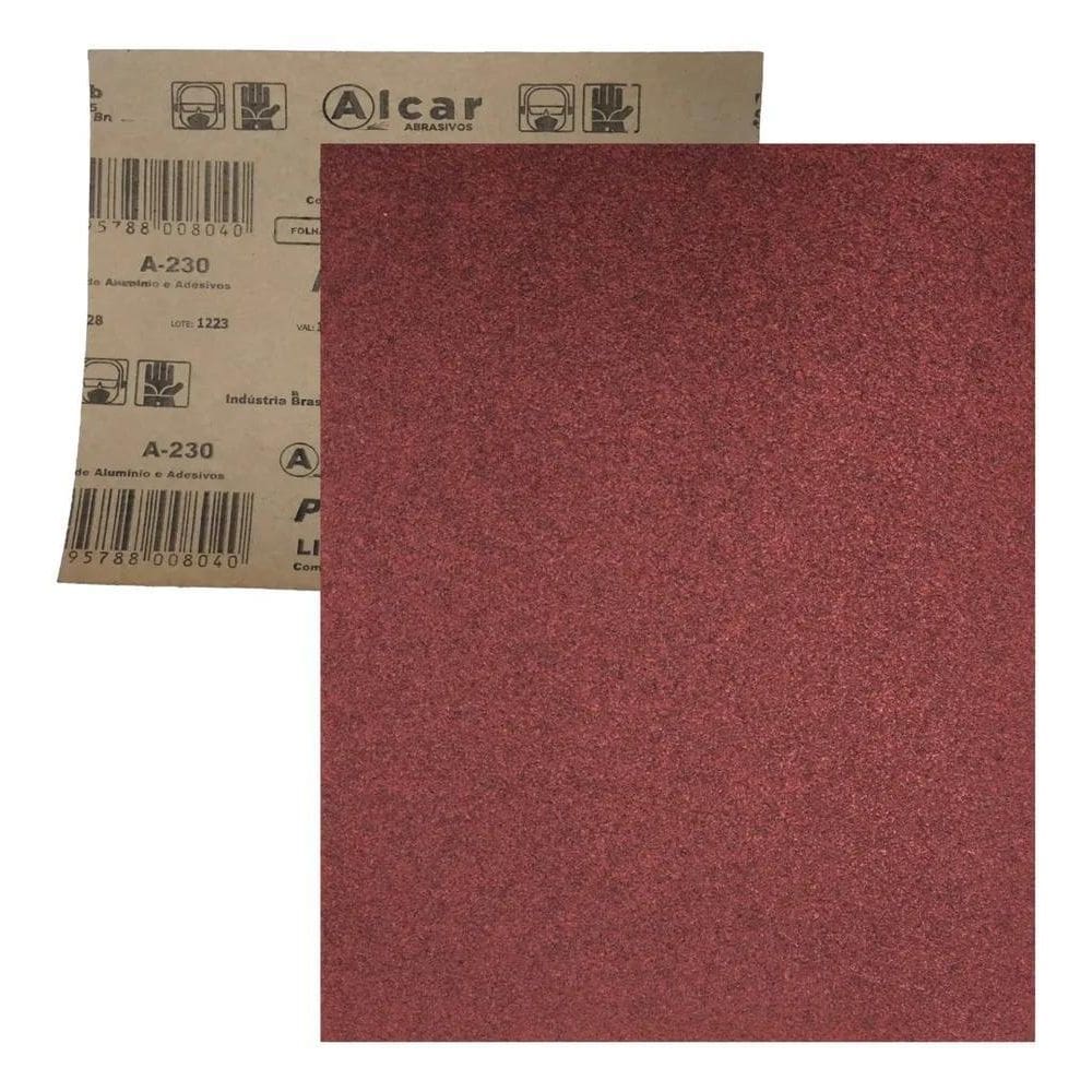 2X 10 Lixa De Massa Para Parede Gesso Madeira Alcar
