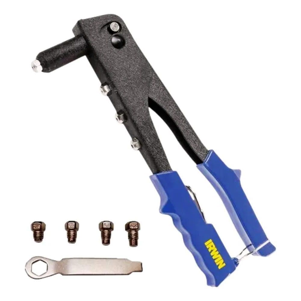 2X Rebitadeira Alicate Rebitador Manual 4 Bicos Irwin R100 P