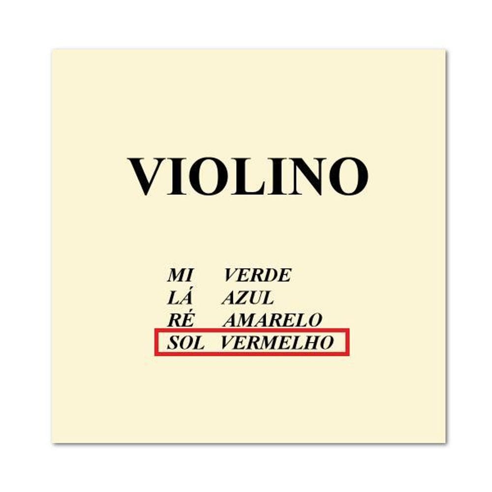 Corda Avulsa M Calixto Violino 4/4 Sol Mauro Calixto