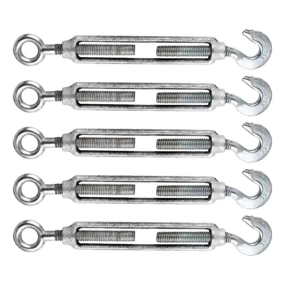 2X Esticador De Cabos De Aço 3/16 Pol. 4,8 Mm 10 Peças