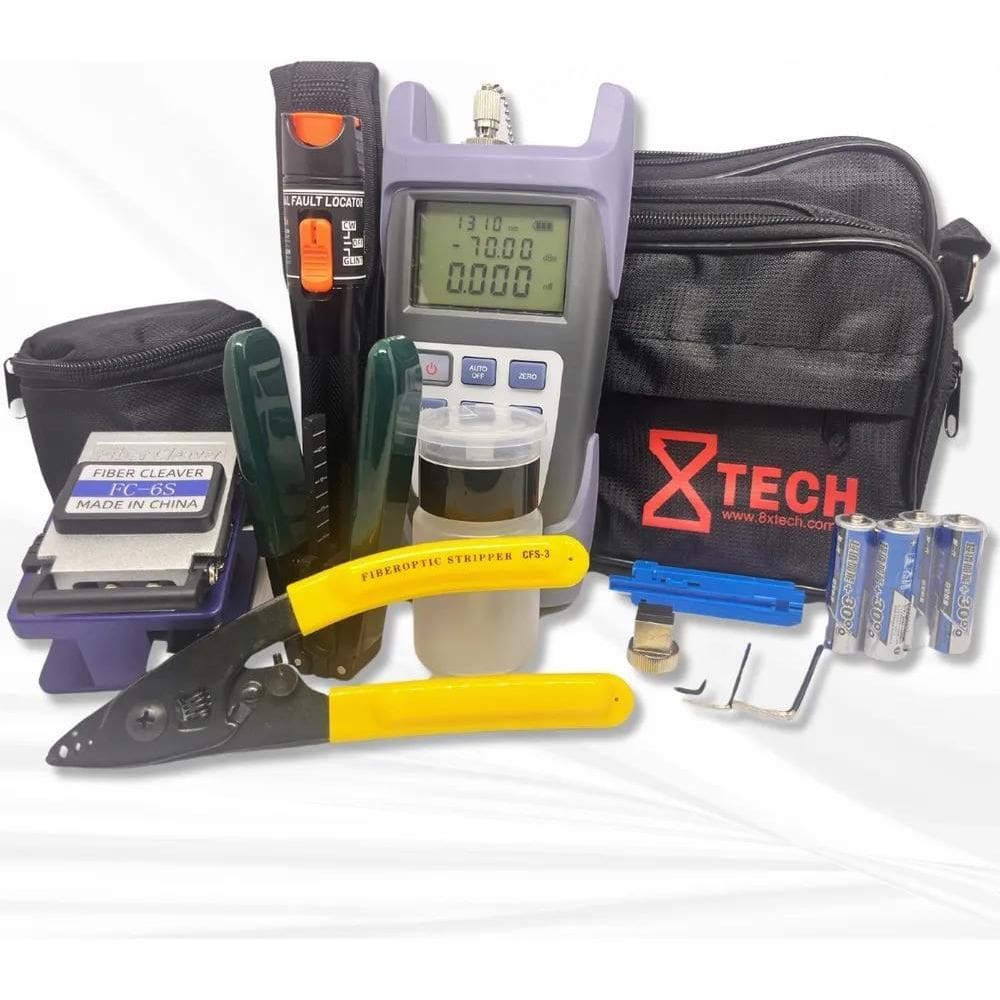 Kit Ferramentas Fibra Óptica Ftth Profissional 15 Peças 10Km