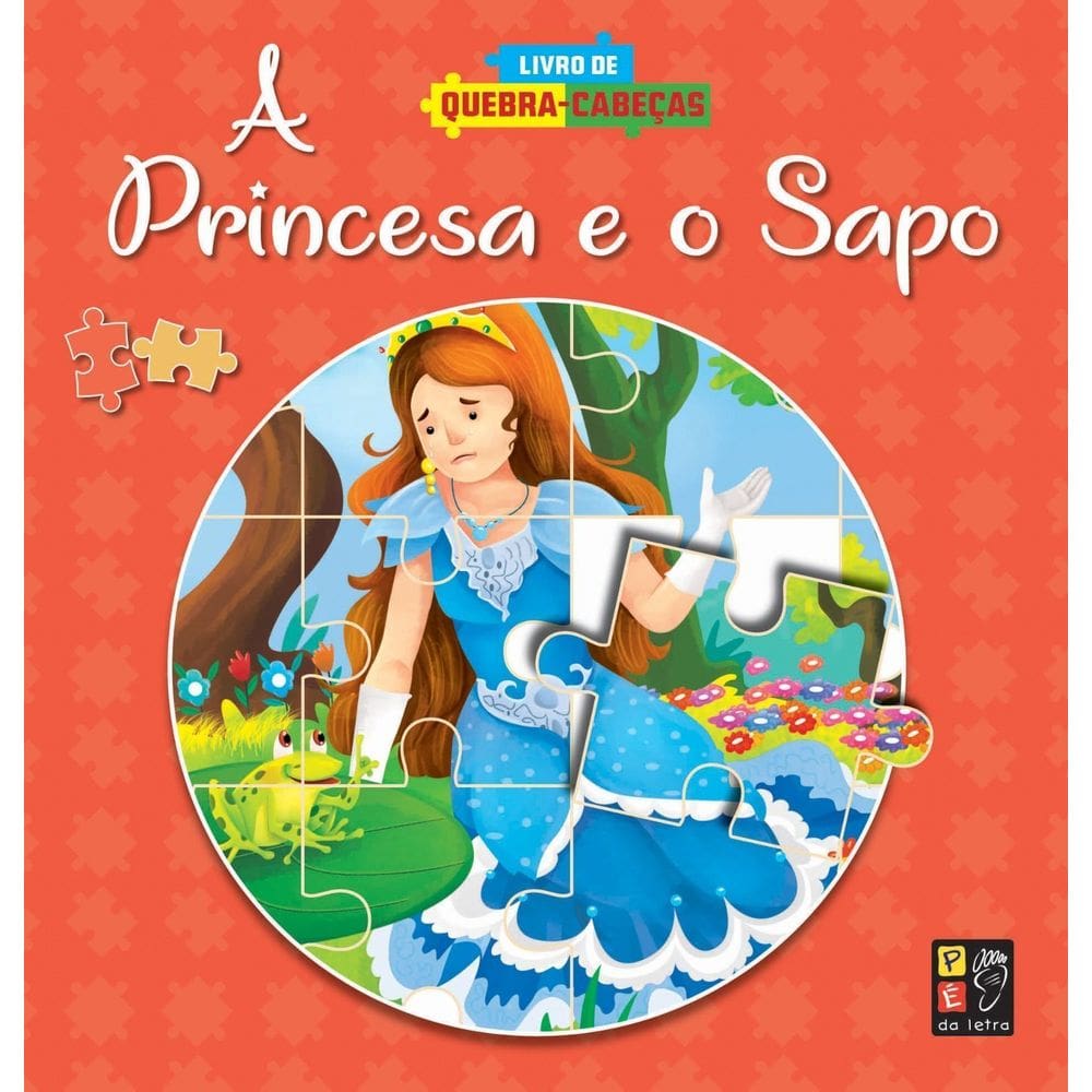 Livro De Quebra-Cabecas - A Princesa E O Sapo