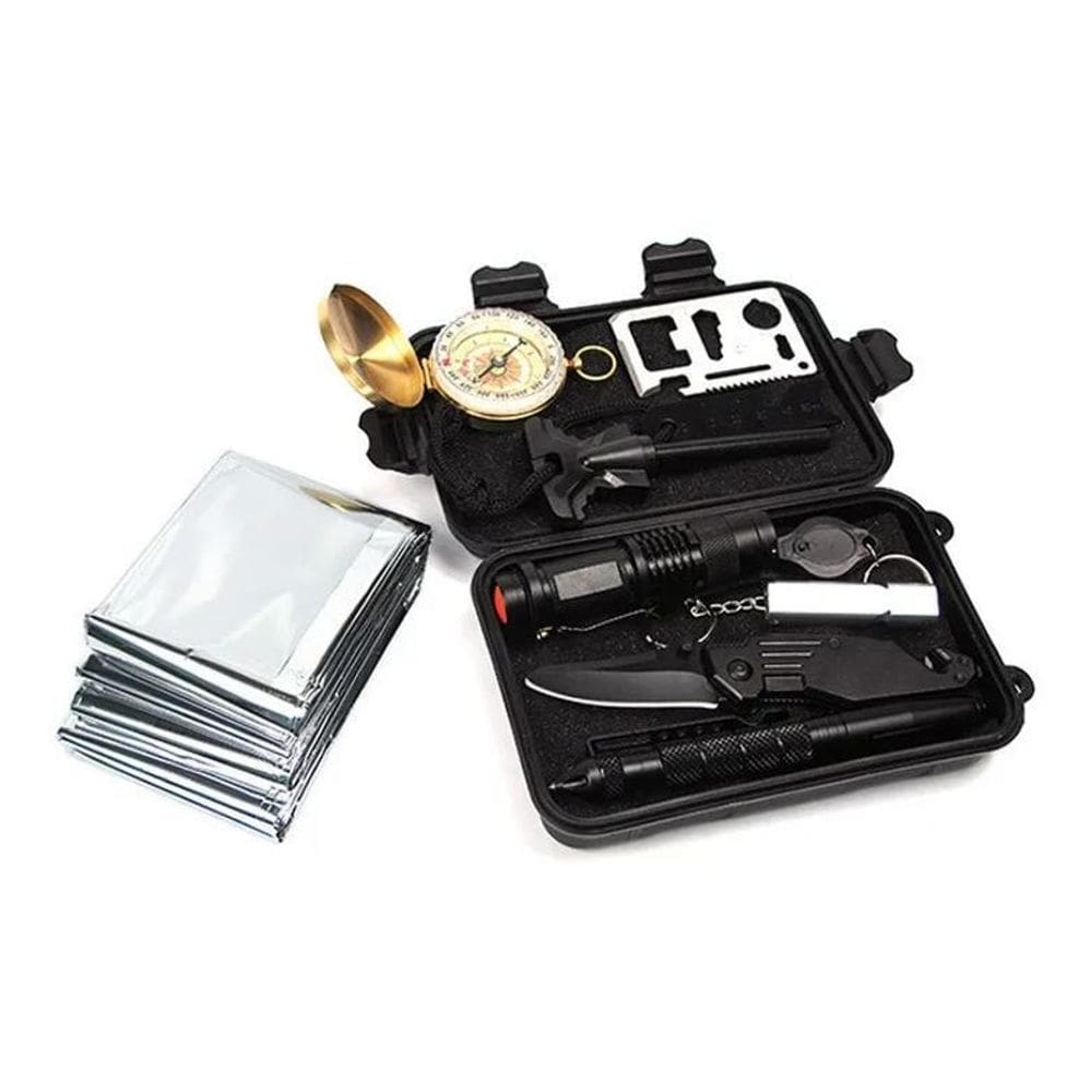 2X Kit Sobrevivencia De Emergencia 11 - Em 1 Multi Ferrament