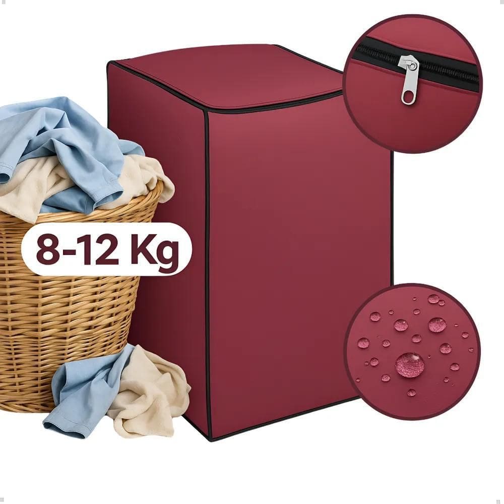 2X Capa Maquina Lavar Electrolux Brastemp 8Kg 9Kg 10Kg 11Kg