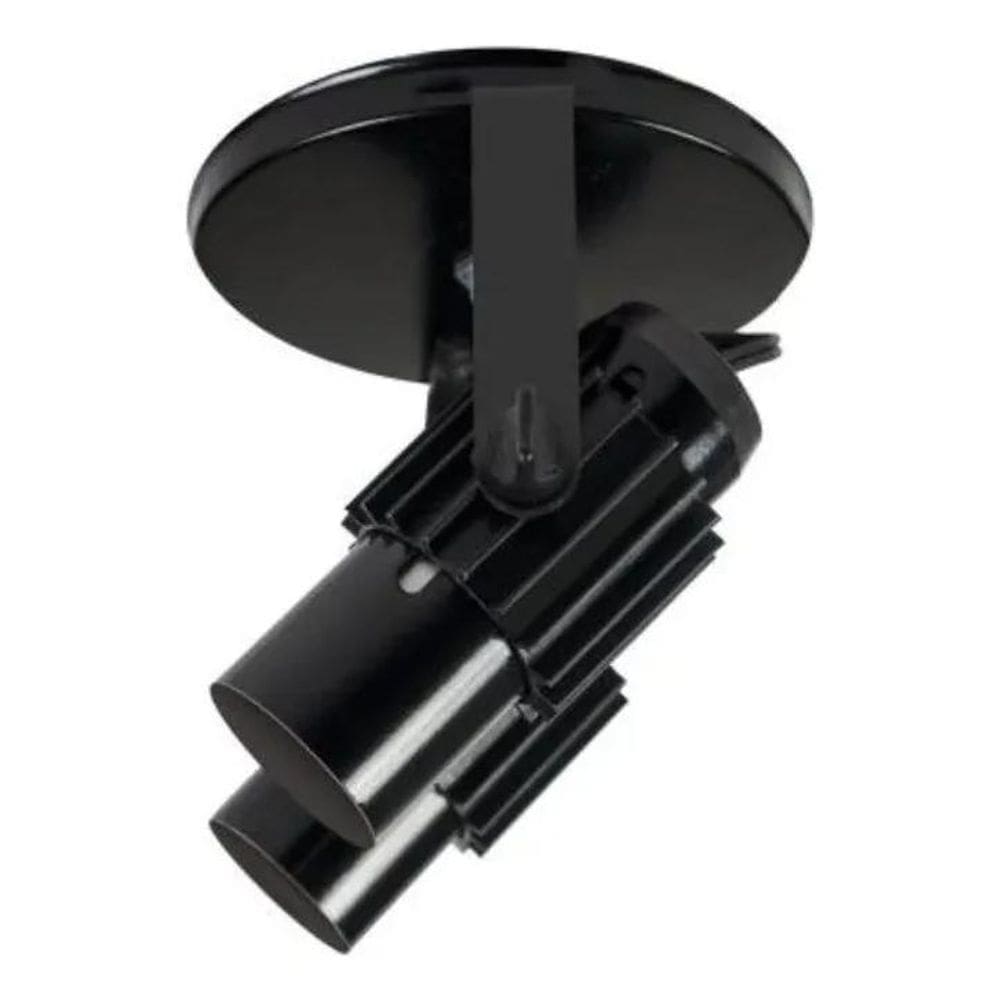 2X Spot Bocal Direcionável Aletado Para Duas Lâmpada Branco