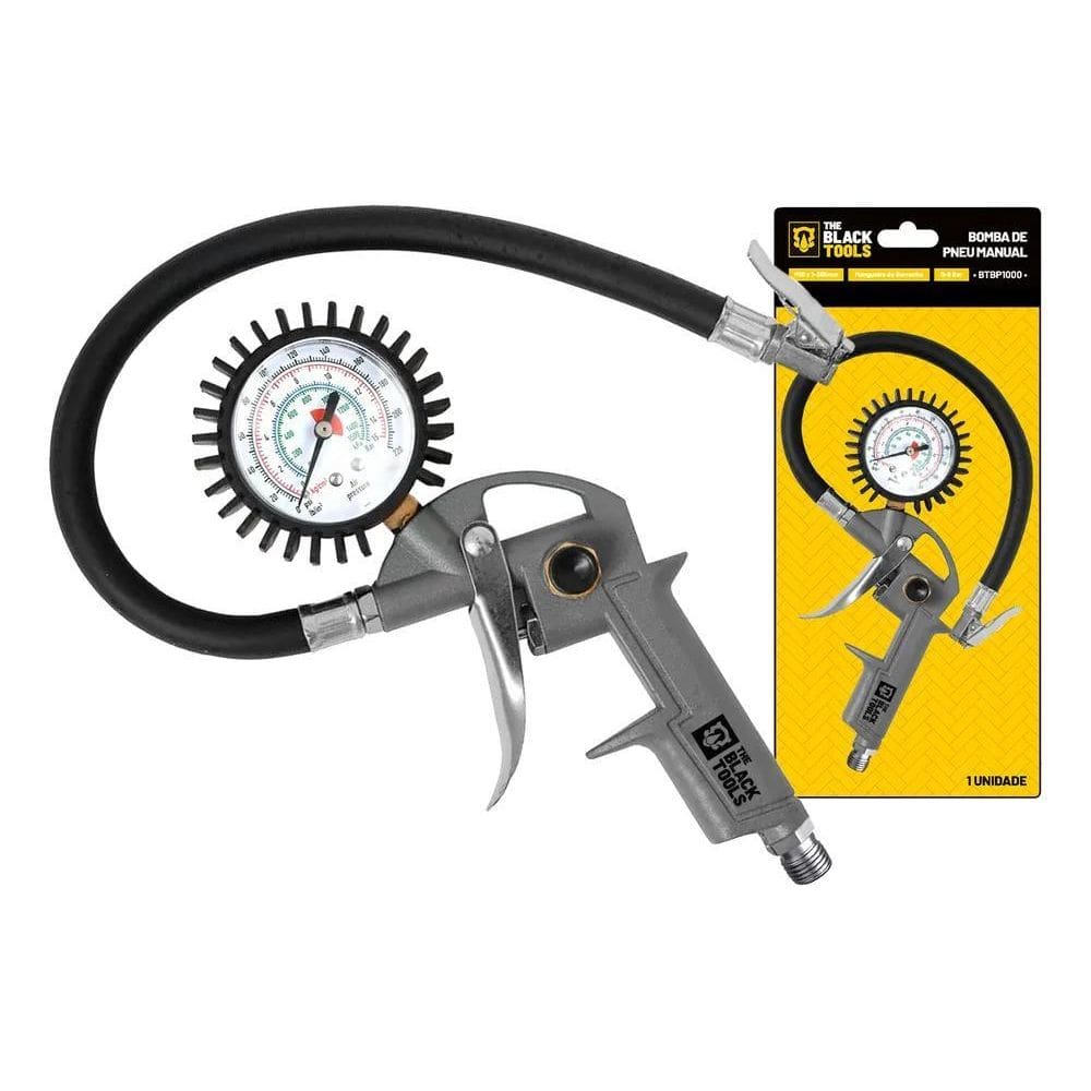 Calibrador De Pneus Com Manômetro 0 A 220 Lbs Psi