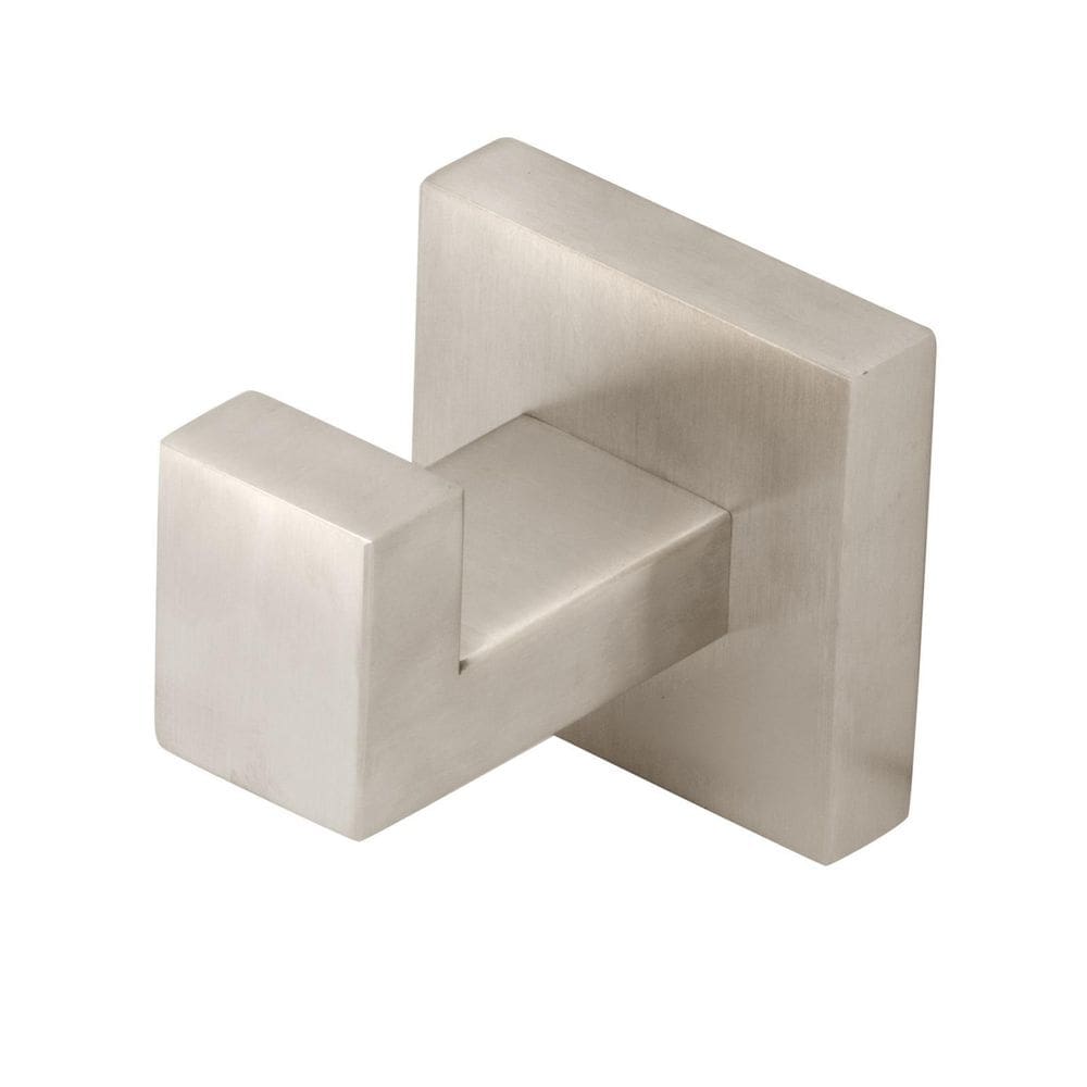 Porta Toalha Cabide Banheiro Quadrado Inox Escovado Metal