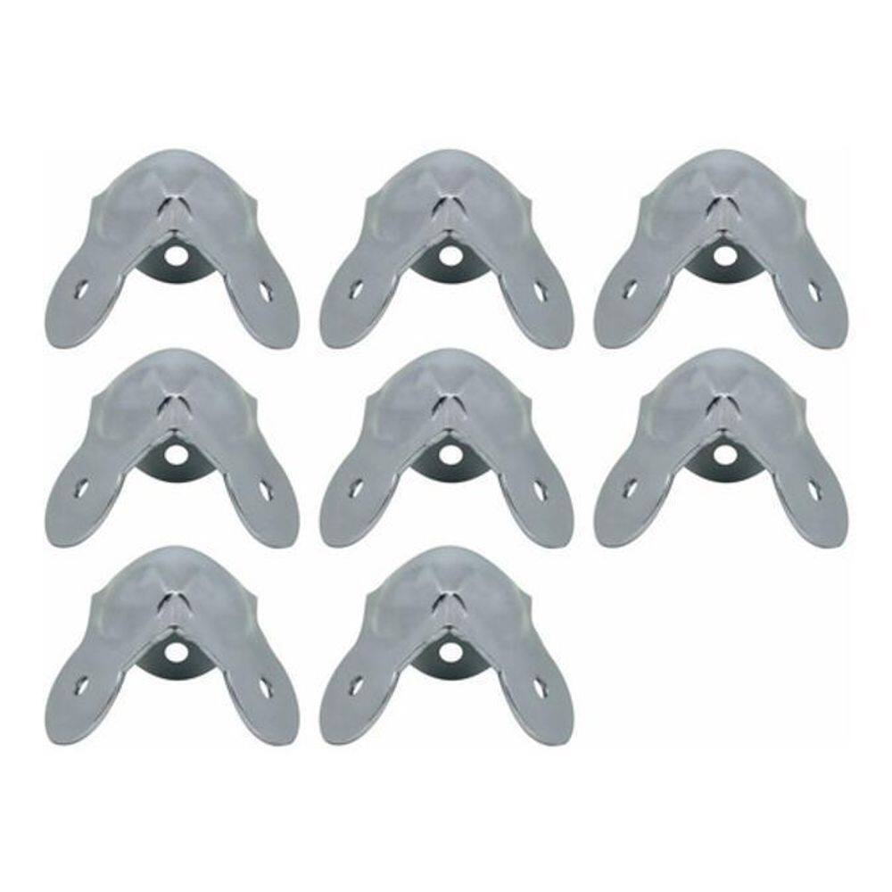 Kit 8 Canto Bola De Aço Tamanho Medio Zincado S2