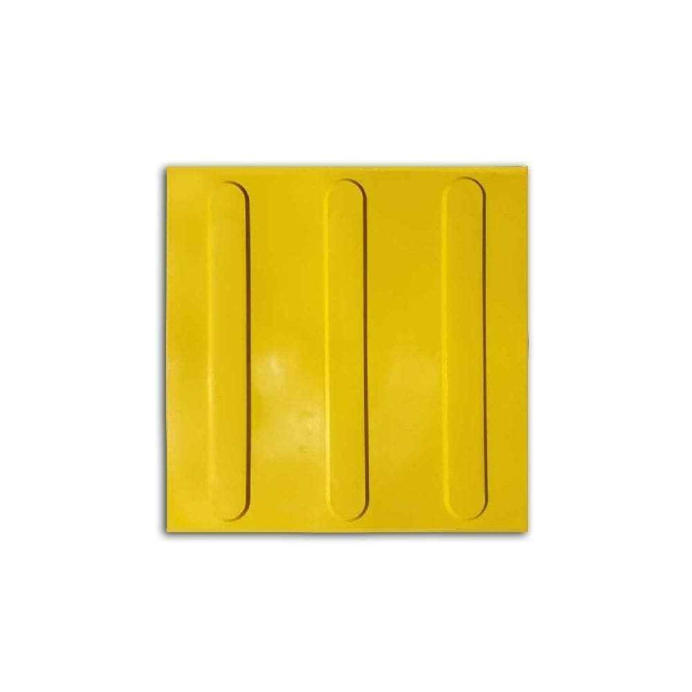 Piso Tátil Direcional 10 Peças 25X25 Amarelo