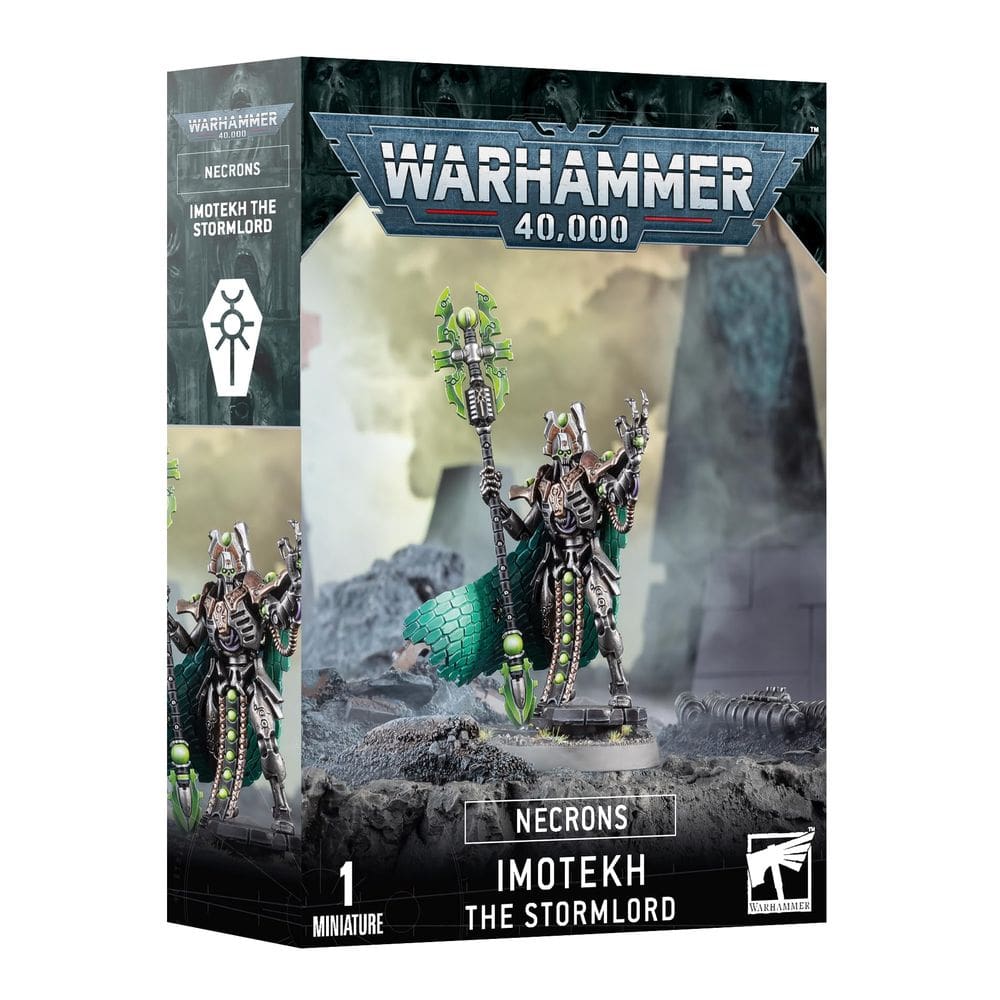Workshop de jogos de ação e figuras Warhammer 40K Necrons Imotekh