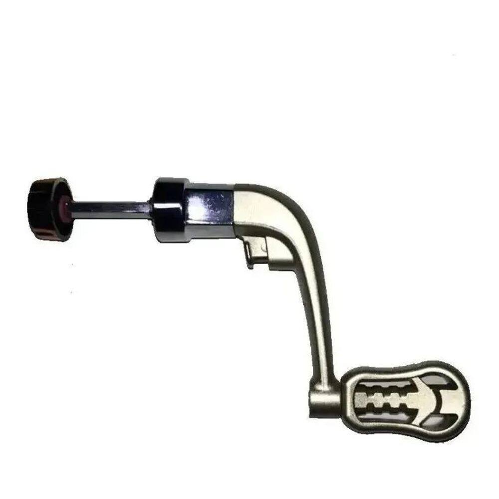 2X Manivela Cabo Bracinho Dobrável Universal Para Molinete