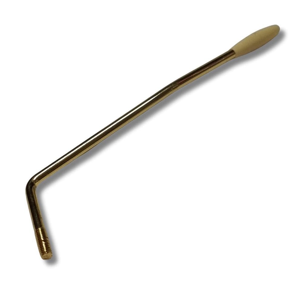 Alavanca Guitarra Strato Rosca Interna 6Mm Dourada Creme
