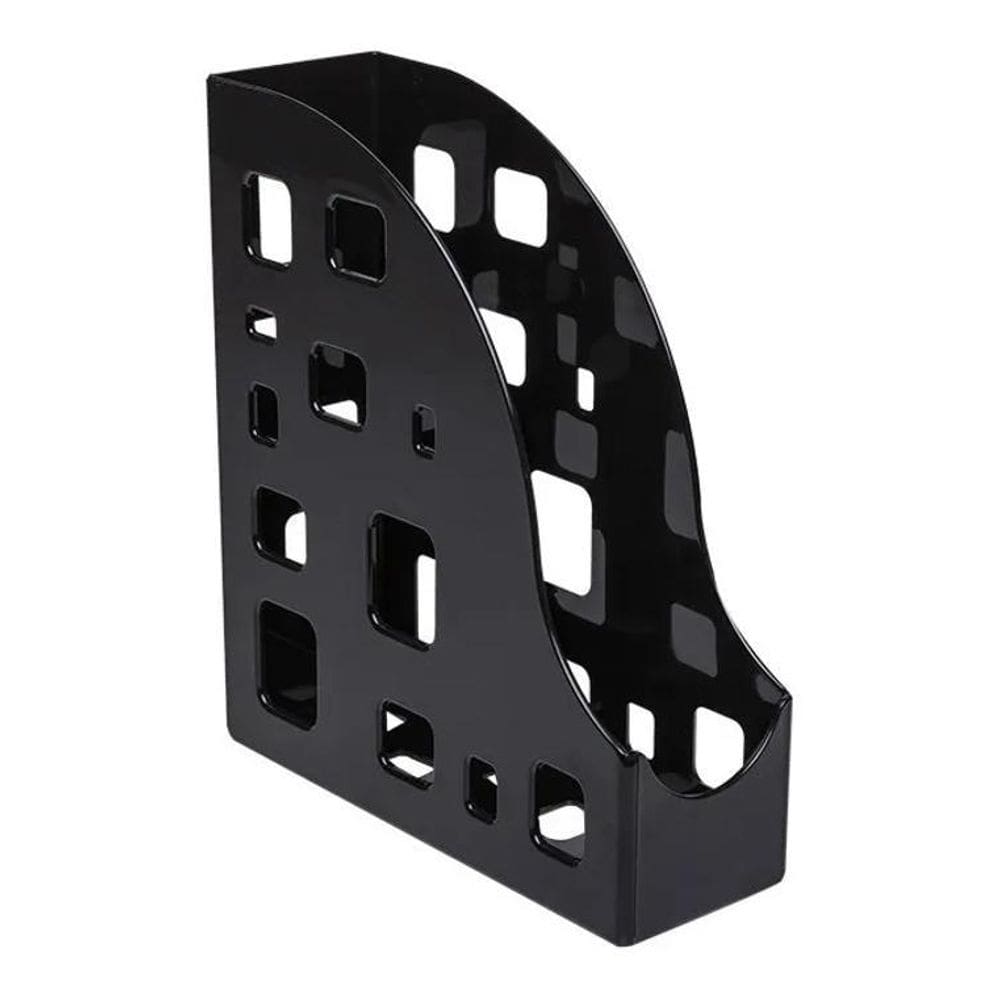 2X Porta Revista Pasta Caderno Preto Dello Organizador