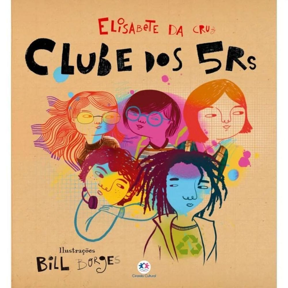 Livro Literatura Infantil - Clube Dos 5Rs - Ciranda Cultural
