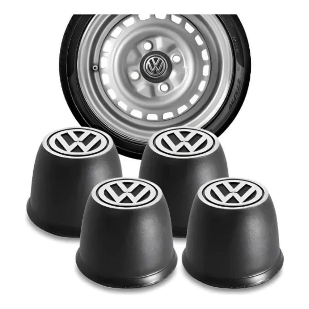 Jogo Calota Do Centro Da Roda Para Fusca Brasilia Variant Tl