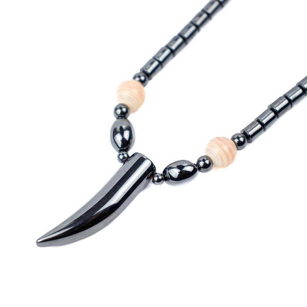 Colares Duplos Pedra Natural Hematita- Escolha O Modelo