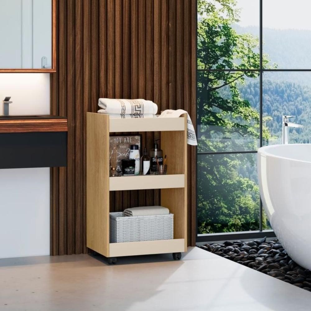 Carrinho Multiuso Michigan Cinamomo-off White