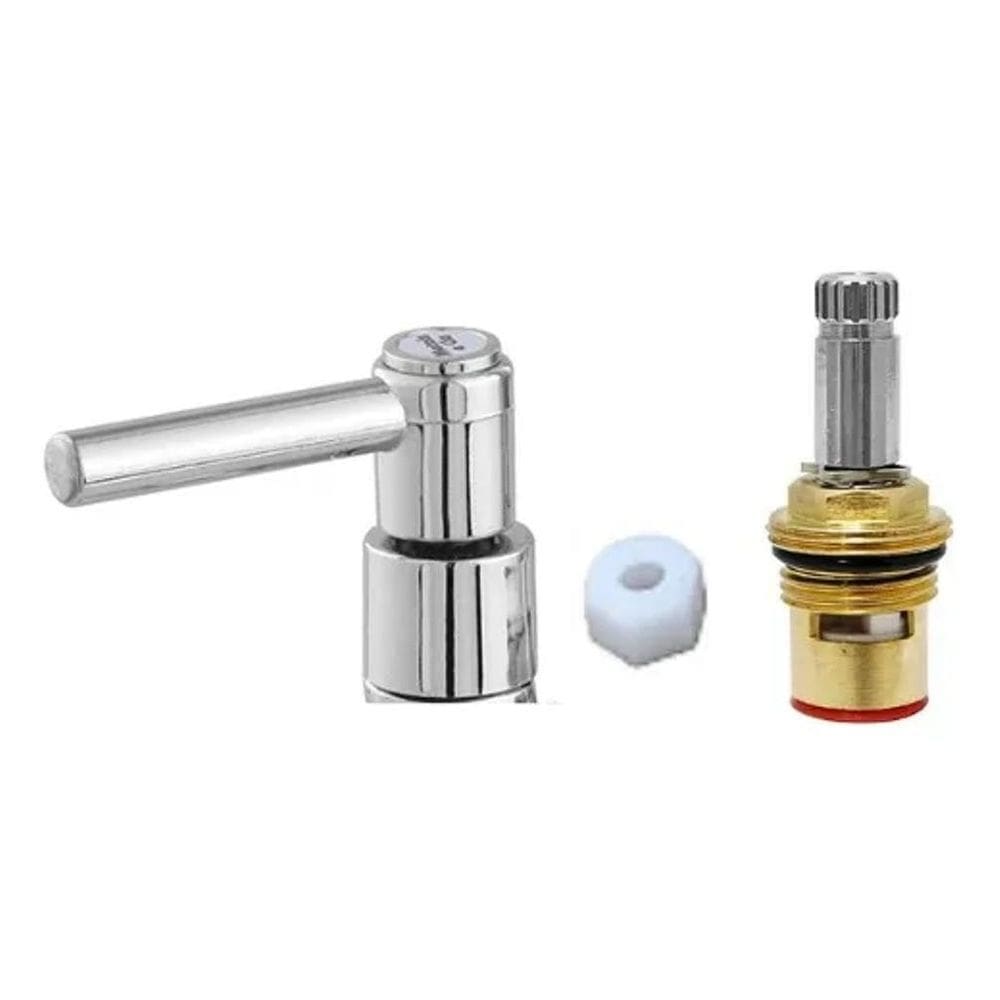 2X Kit Reparo Cartucho Cerâm M18 1/4 Volta 16 Estrias Alavan