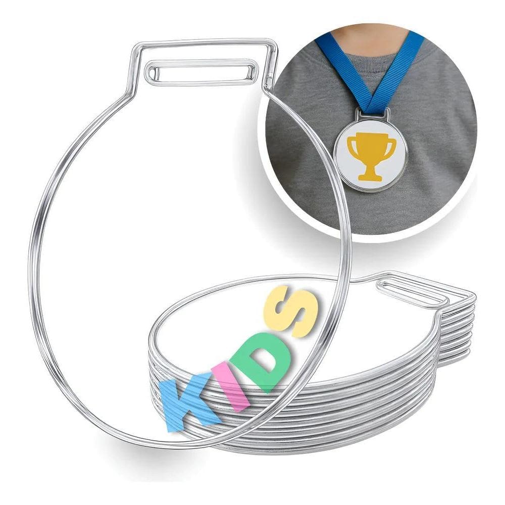 2X Medalha Acrílico Cristal Redonda Kids Kit 100 Un 4Cm 2Mm