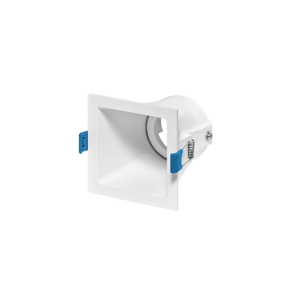 Spot de Embutir Super-Recuado Stella Square Ghost MR16 GU10 Quadrado Bivolt