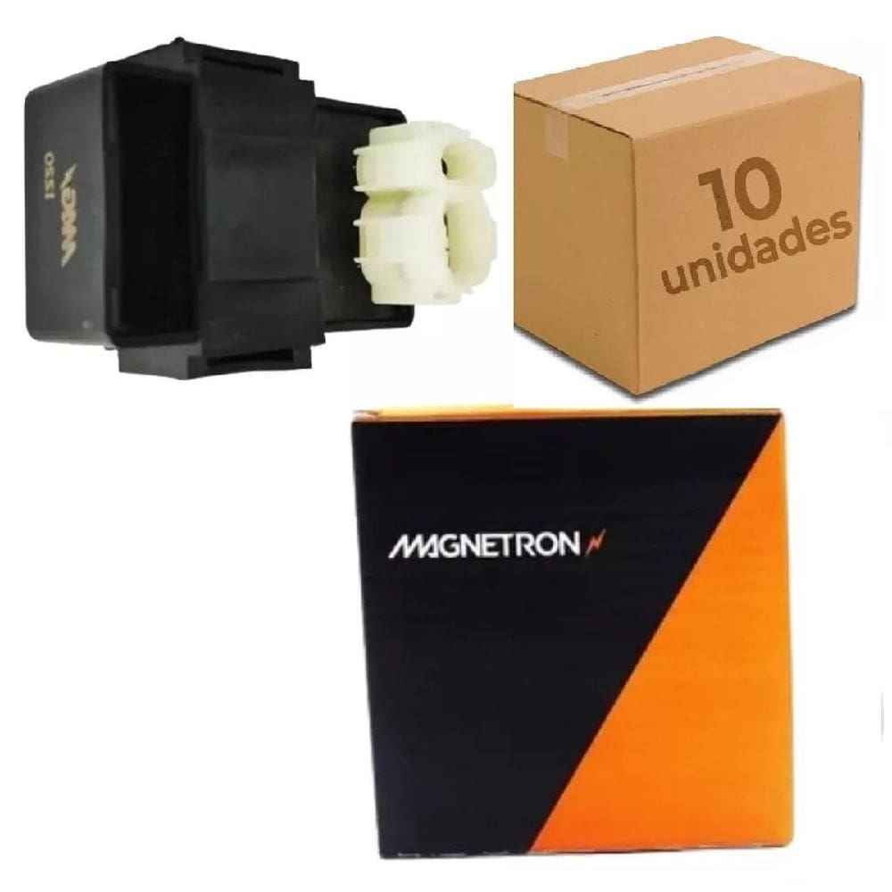 Cdi Ignição Magnetron Honda Cg 125 Titan 1992 Ate 2002 Kit Com 10 Peças