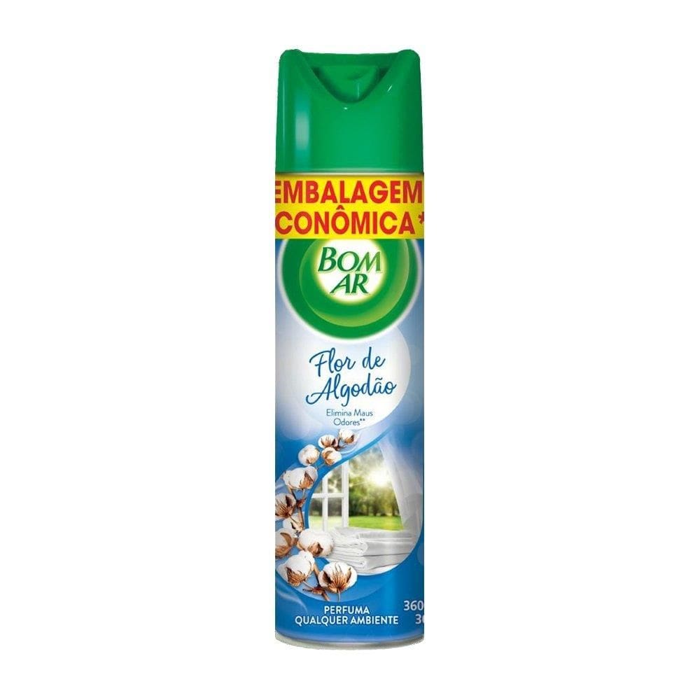 Purificador Bom Ar Aerossol Flor de Algodão 360ml
