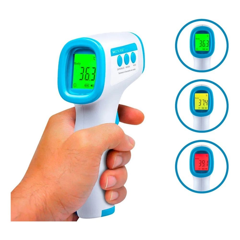 Termometro De Bebê A Distancia De Testa E Pulso Multilaser