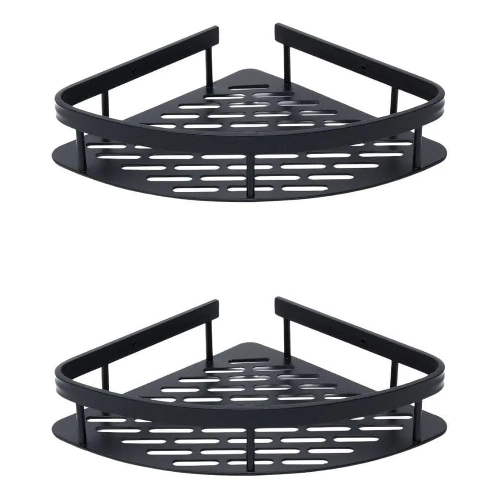 2X 2 Porta Shampoo E Sabonete Suporte De Canto Parede Banhei