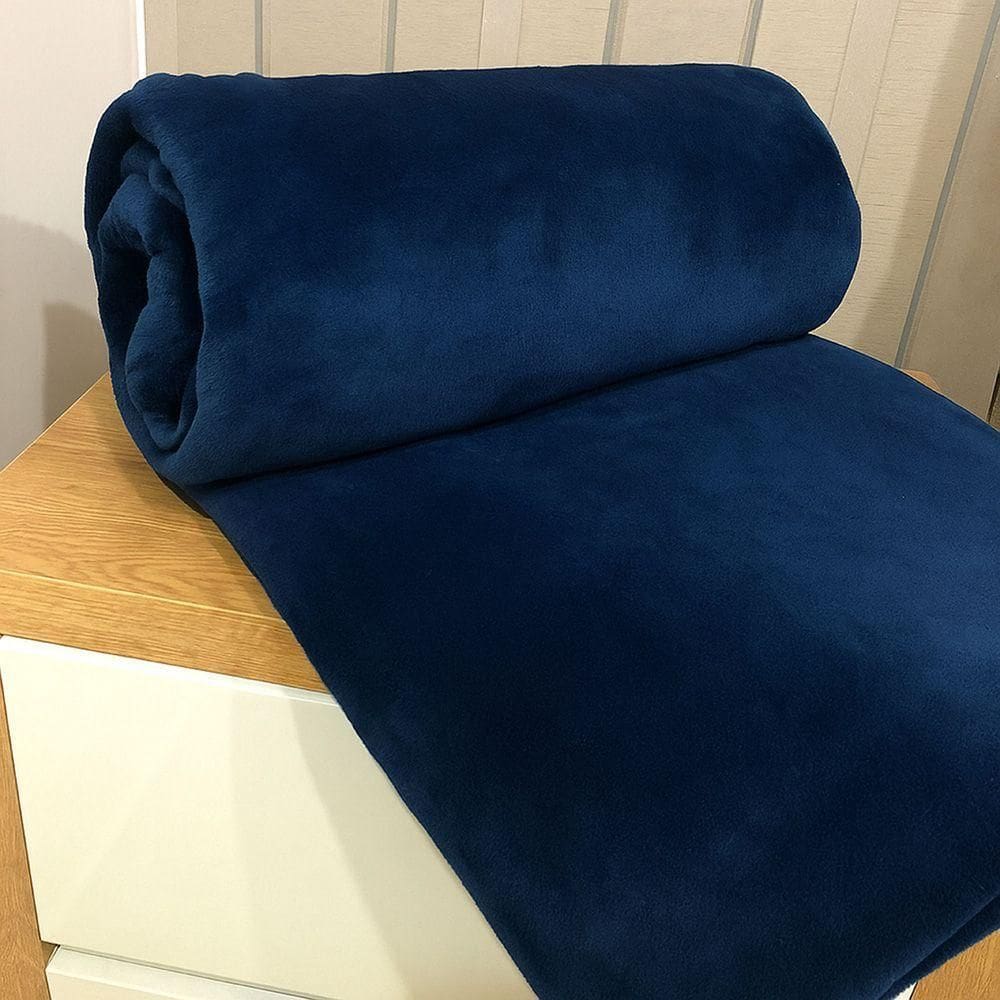 Cobertor Manta Aconchego Solteiro Ultrasoft Dupla Face - Royal - 100% Poliéster