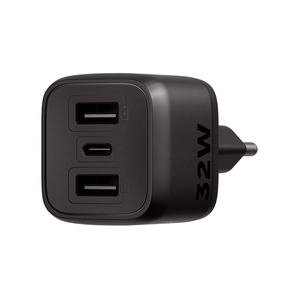 Carregador Turbo 32W GaN EC 12 POWER Preto Intelbras