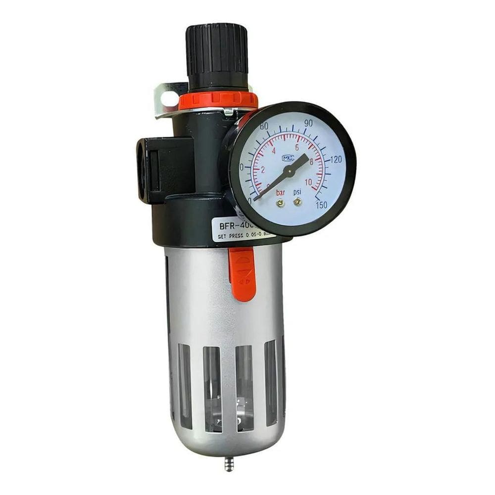 2X Filtro De Ar Para Compressor Com Regulador De Pressão 1/2