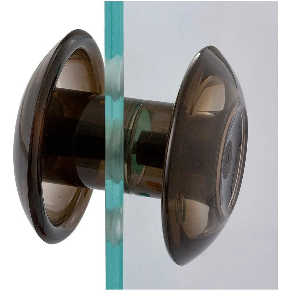 2X Puxador Redondo Porta De Vidro Correr E Pivotante 1 Furo