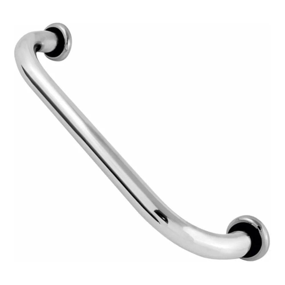 2X Barra De Apoio Em Alumínio Polido Banheiro Corredor 20Cm