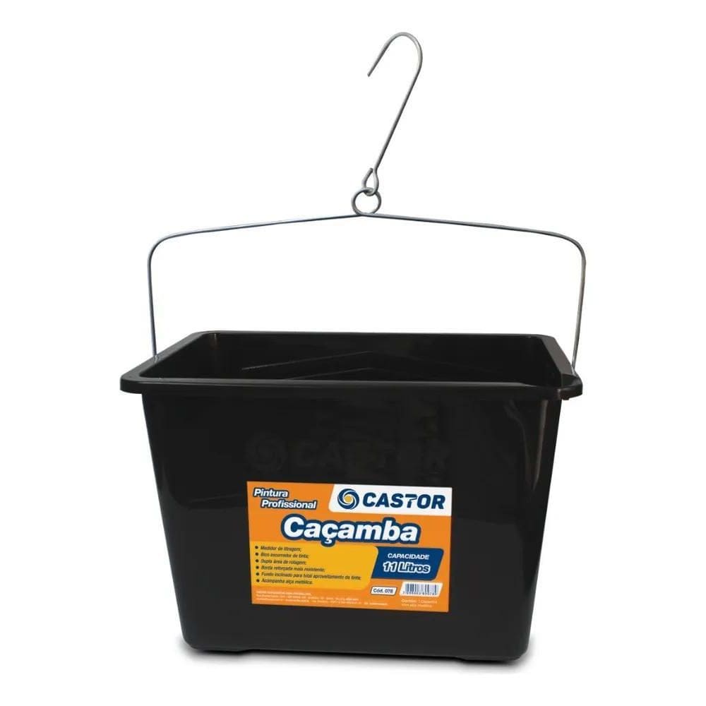 2X Balde Caçamba Para Pintura 11L - Castor