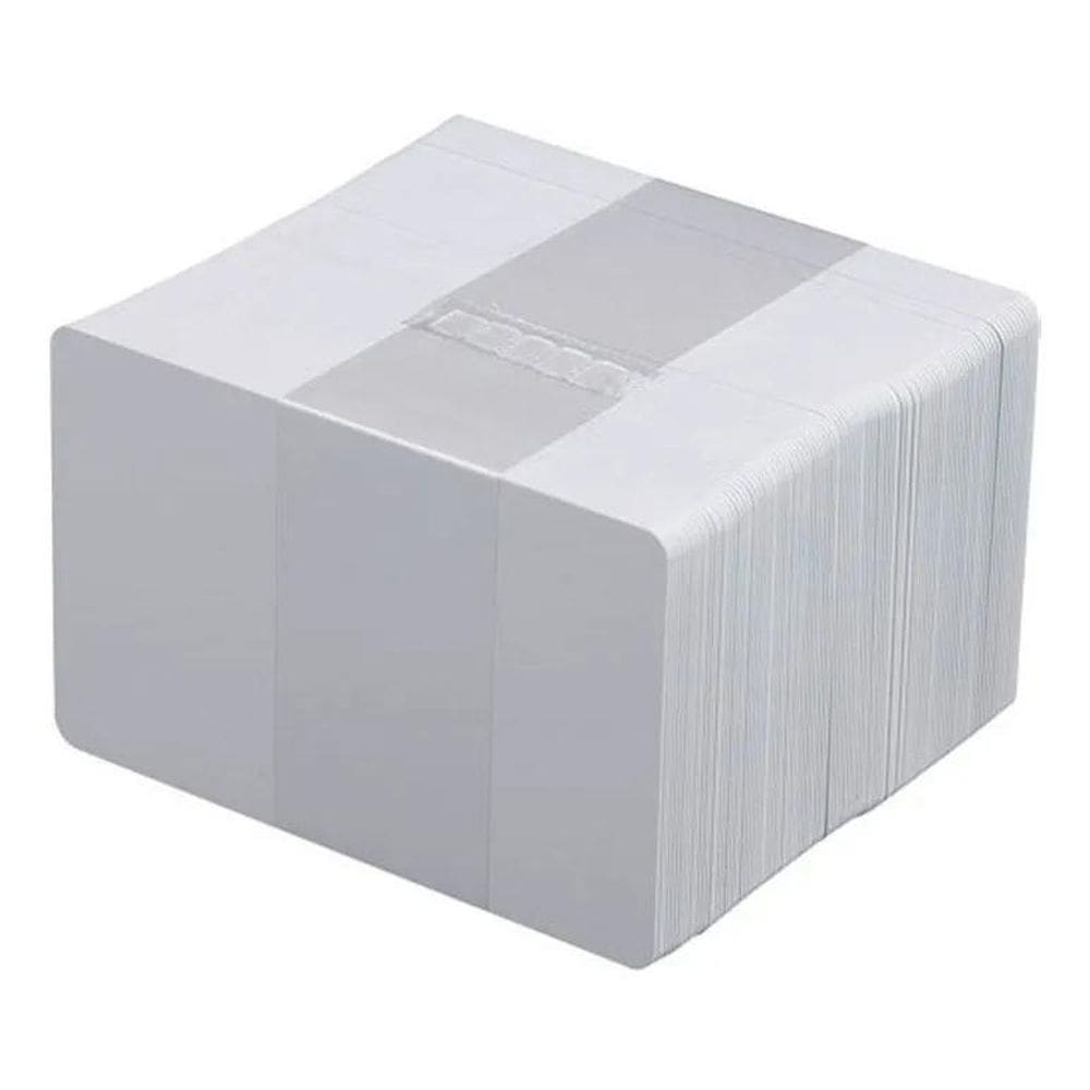 Cartão/Cartões Pvc Branco 0,76Mm Para Crachás 100 Unidades