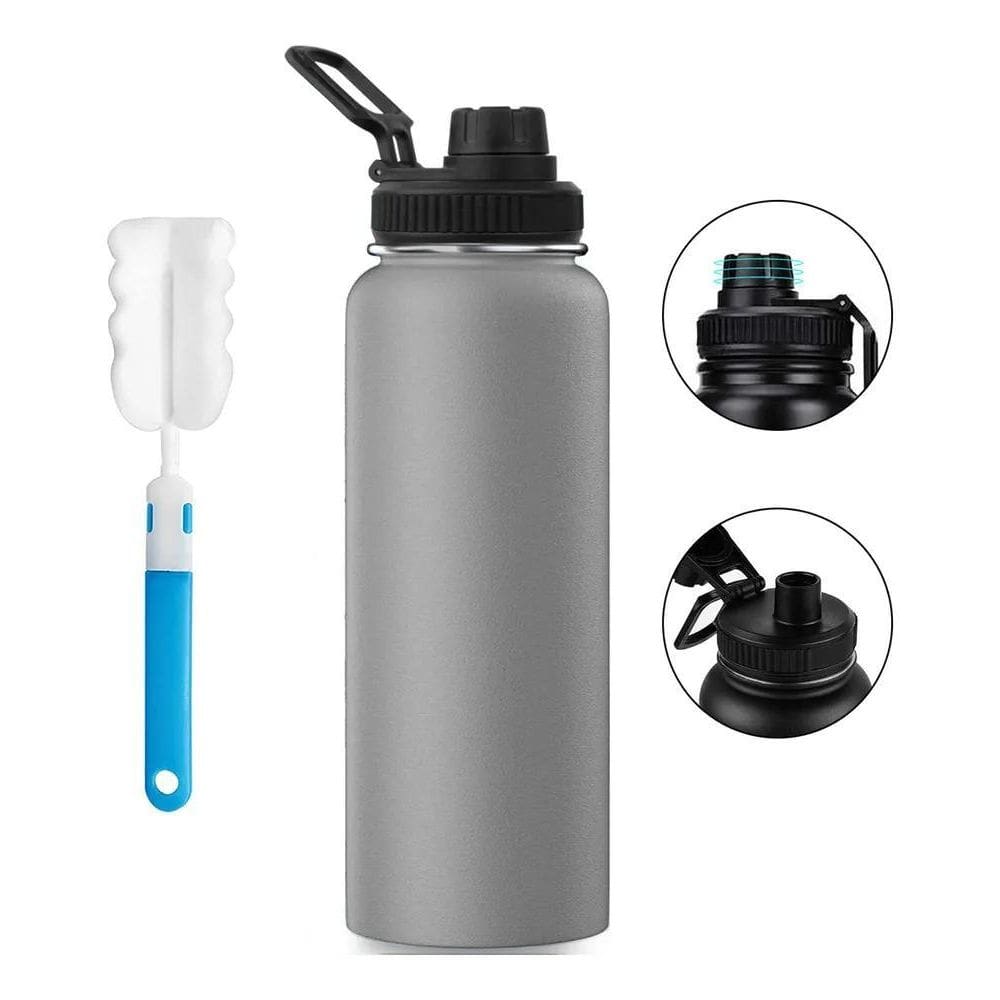 Garrafa Térmica 1200Ml Isolada A Vácuo Água Gelada Esporte C