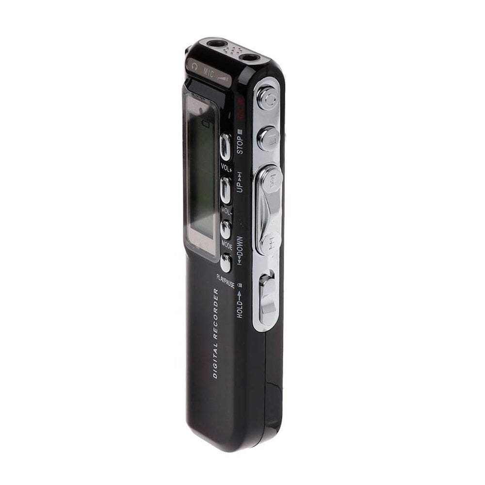 Gravador De Voz Digital 8Gb Gravação De Áudio Alta Qualidade
