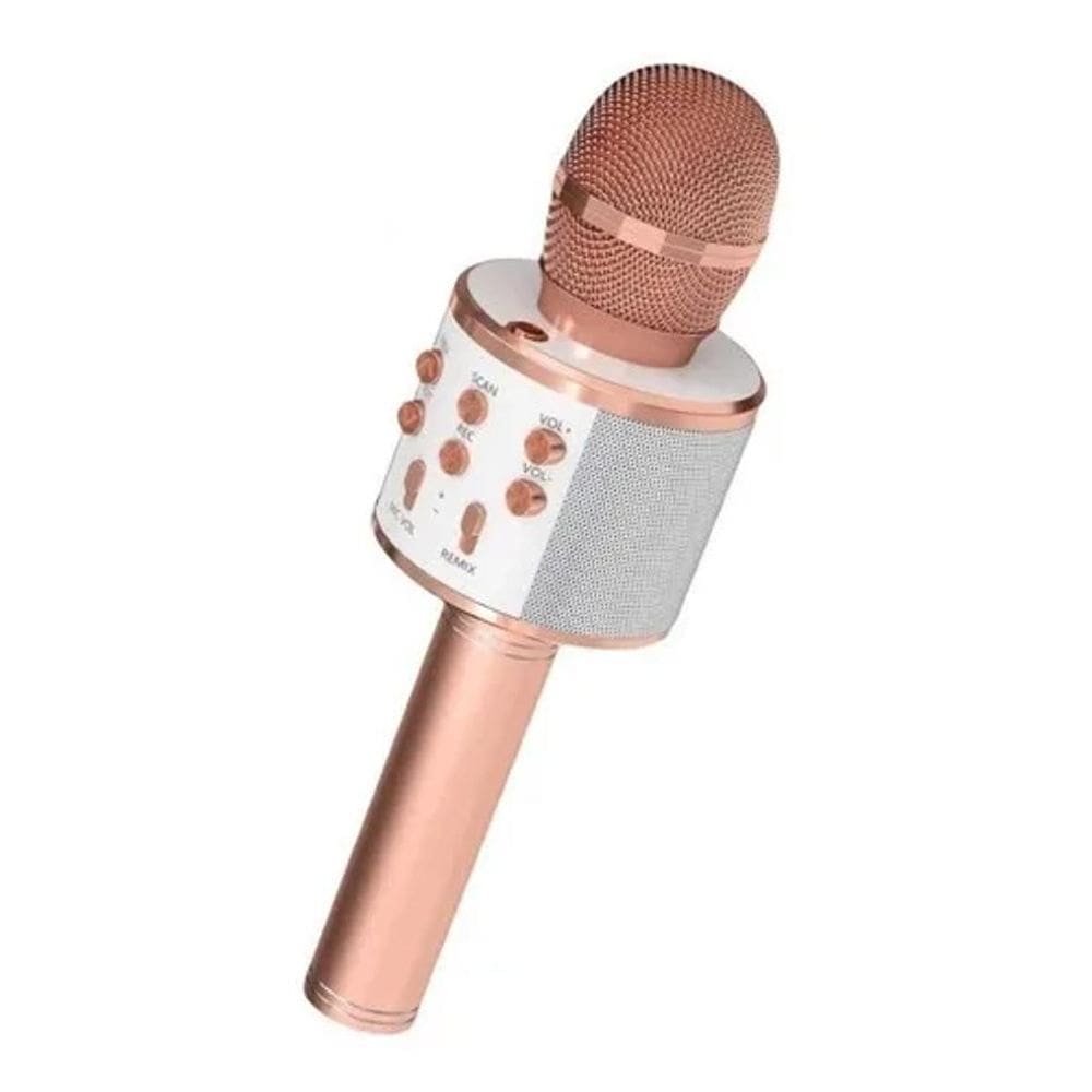 2X Microfone Sem Fio Youtuber Bluetooth Infantil Reporter Co