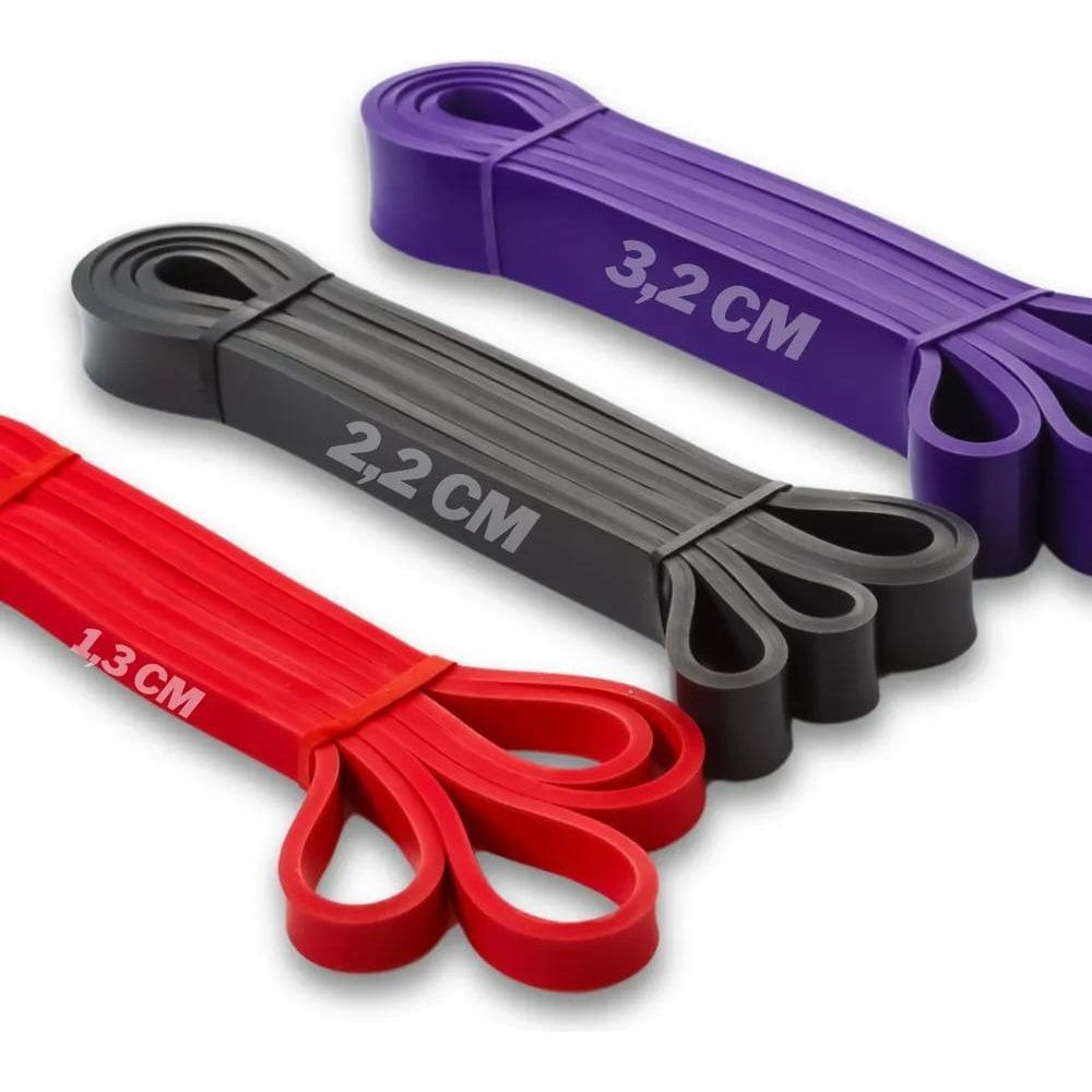 2X Kit Super Band 3 Intensidades Jcanovastore - Elástico Ext