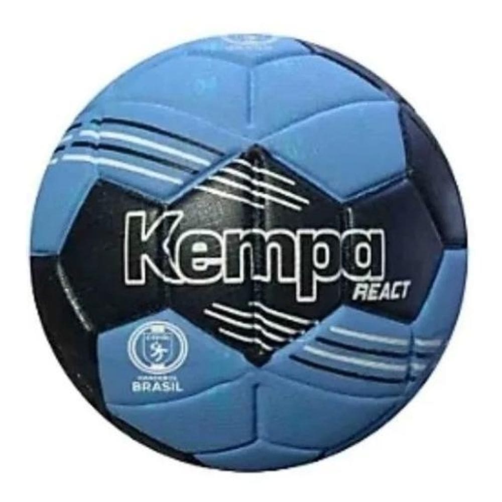 2X Bola Handebol Kempa React H1 Cor Azul/Preto Tamanho Da Bo