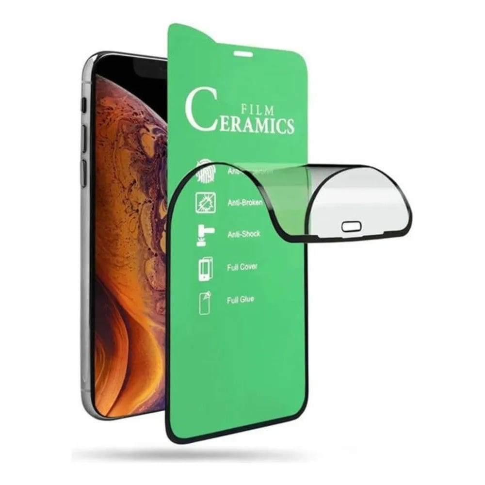 2X Película Cerâmica Anti Impacto Compatível Com Iphones