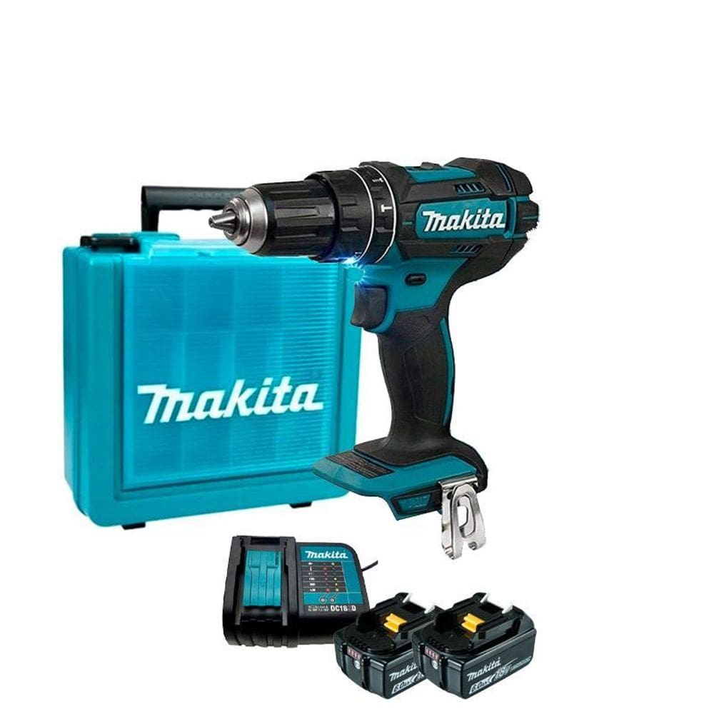 Parafusadeira/Furadeira Impacto 1/2 Bateria 18V Lxt Makita