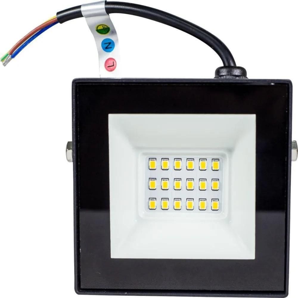 2X Noll Refletor Led Holofote 30W Resistente Agua 4000K Neut