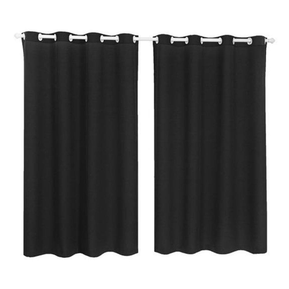 Cortina Tecido Oxford Sala Quarto 2,80 X 1,80 - Preto