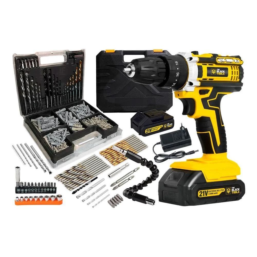 Parafusadeira Furadeira De Impacto 2 Baterias 21V Tb21Px Com