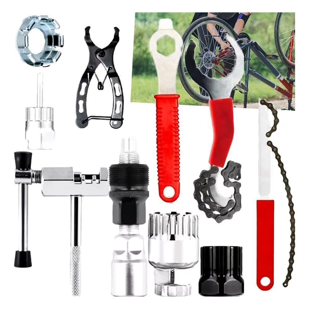 2X Kit Chaves Bike Extrator Pedivela Movimento Central K7 Ra
