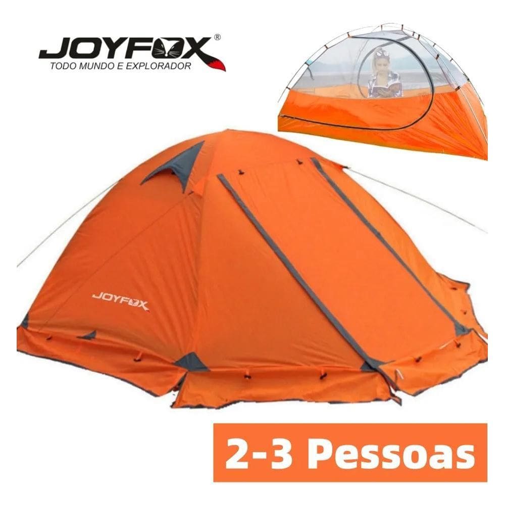 2X Barraca Camping 2/3 Pessoas Joyfox 3500Mm Impermeavel Pro