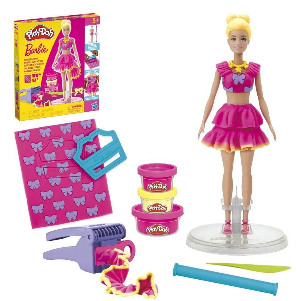 Massa de Modelar Play-Doh Barbie Babados e Laços - Hasbro