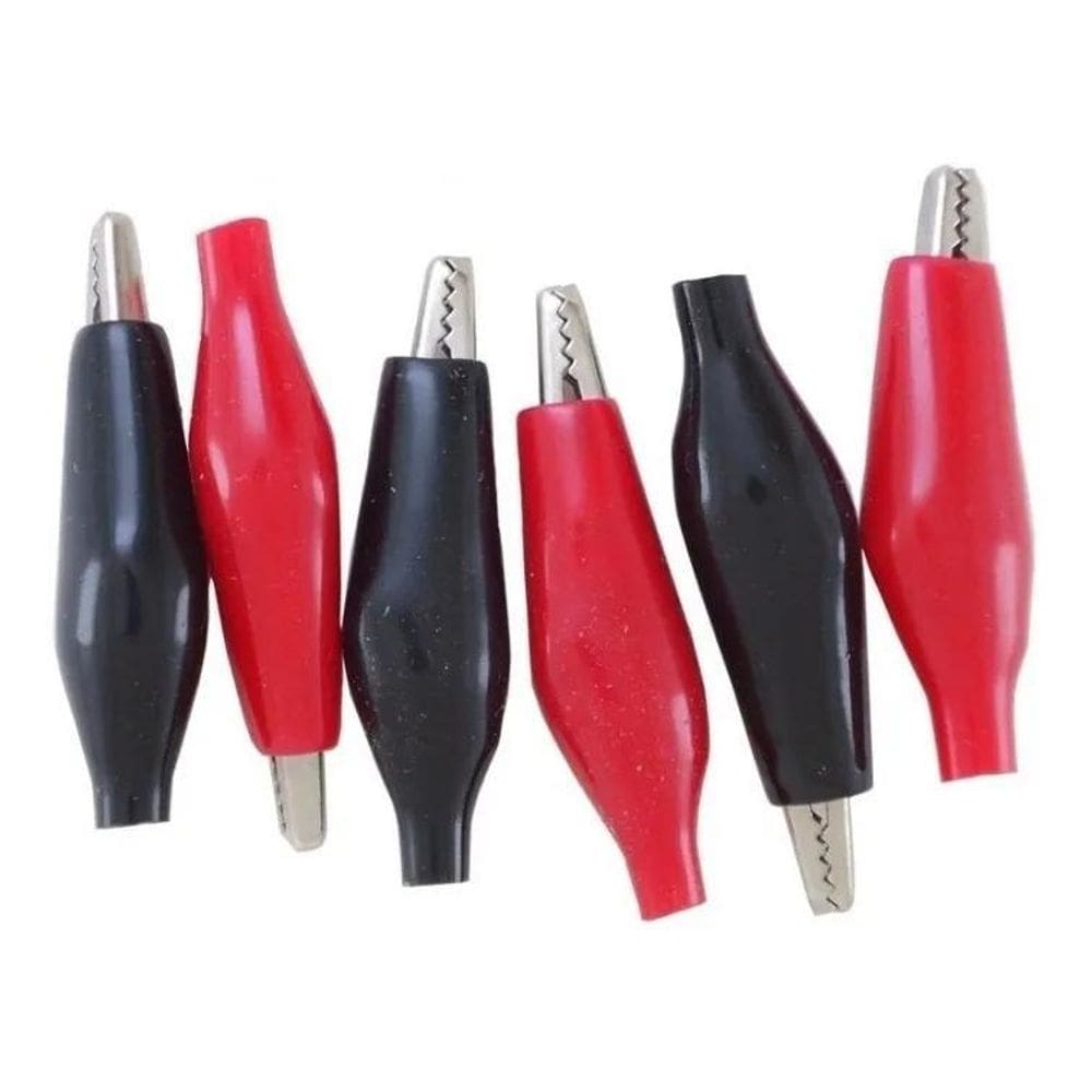 2X 20 Peças Garra Jacaré Tamanho Grande 10 Pares Wd-027